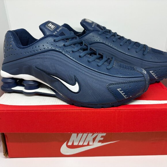 Men's Nike Shox - Blue and White - Picture 2 of 7